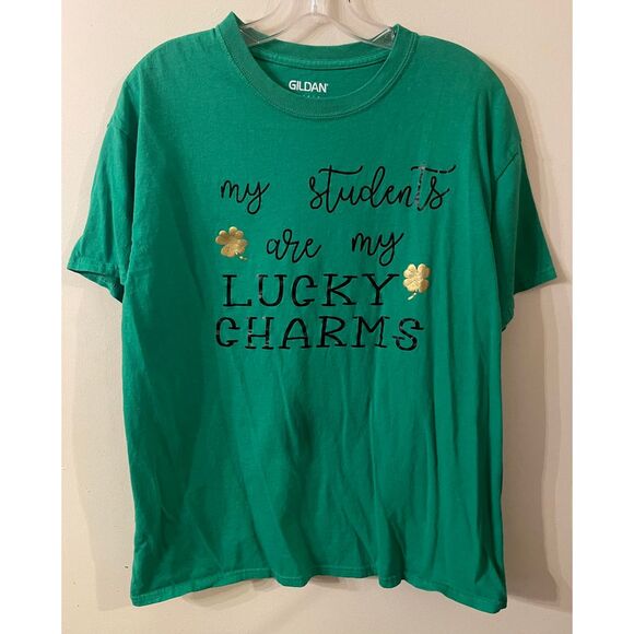 My Students Are My Lucky Charms shirt‎ large - Picture 1 of 3